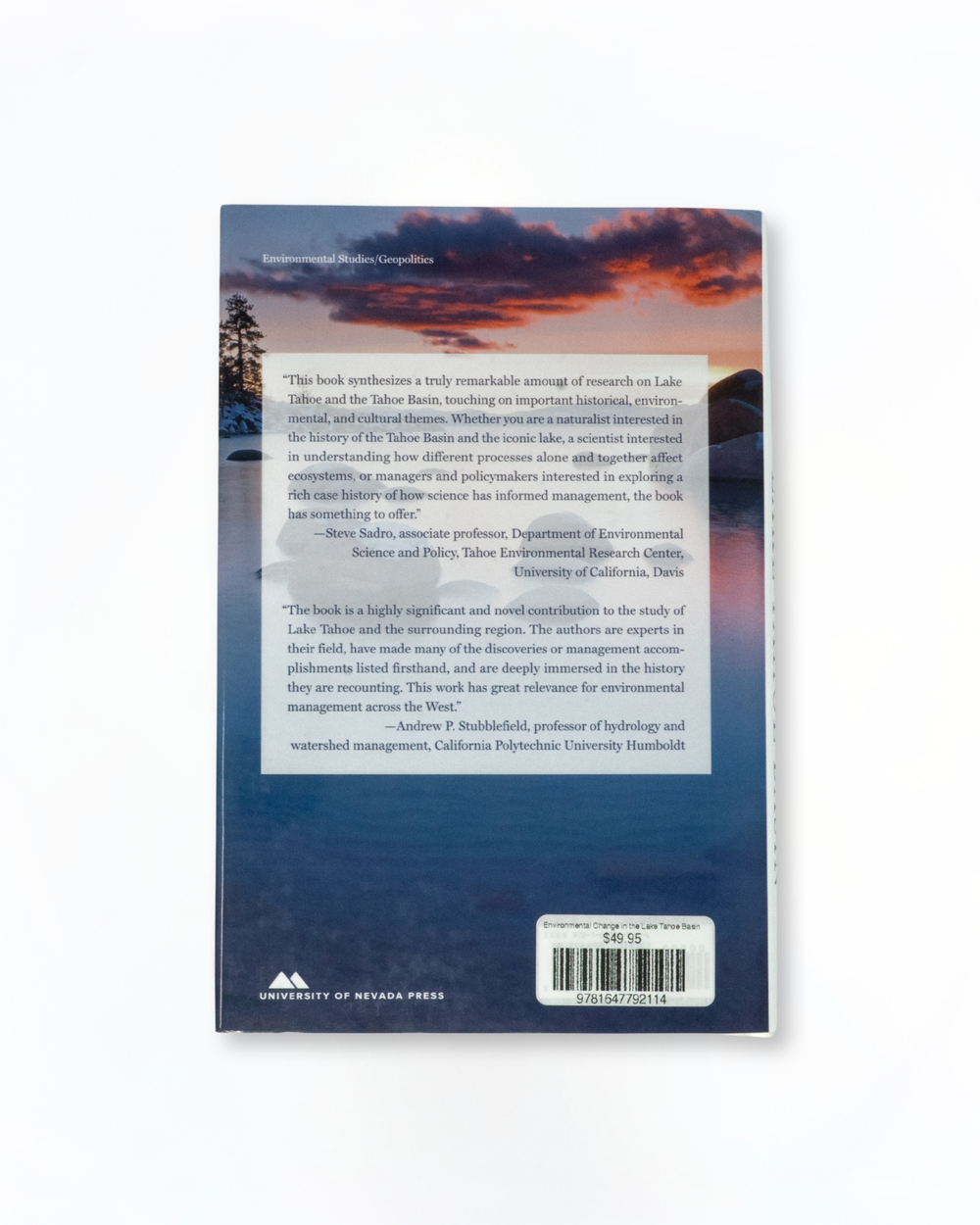 Environmental Change in the Lake Tahoe Basin