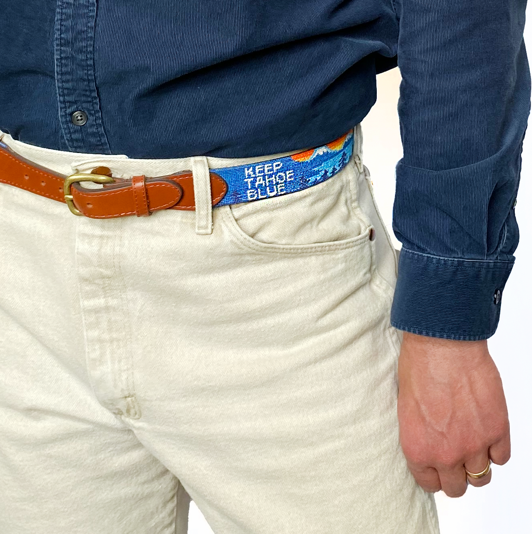 Tahoe Blue Smathers & Branson Belt