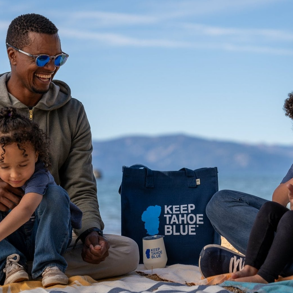 Navy Hemp Market Tote