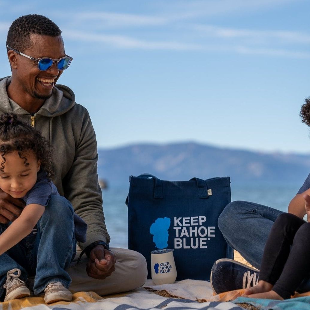 Navy Hemp Market Tote