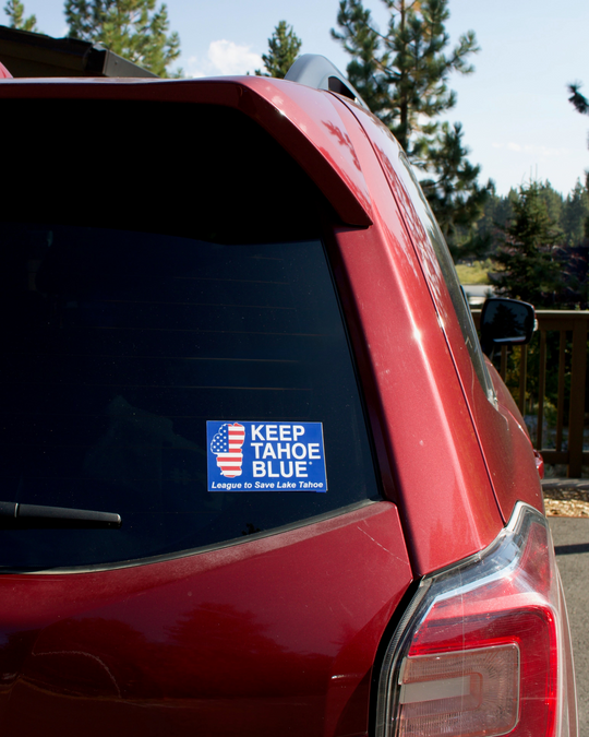 Keep Tahoe Blue Flag Sticker