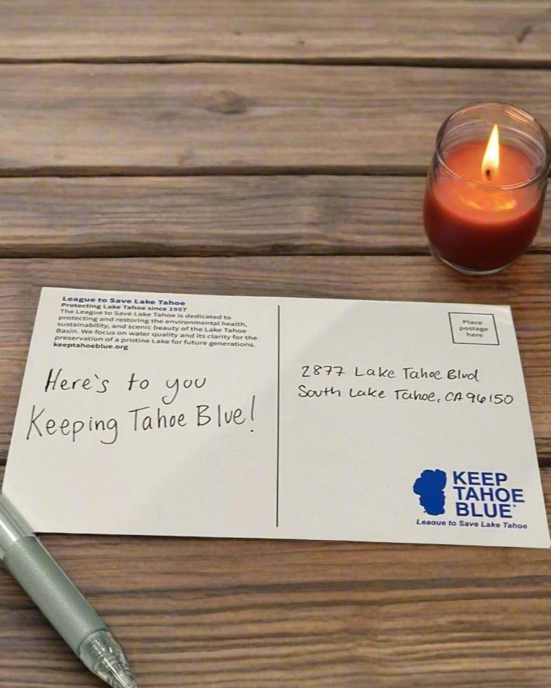 Keep Tahoe Blue Postcard