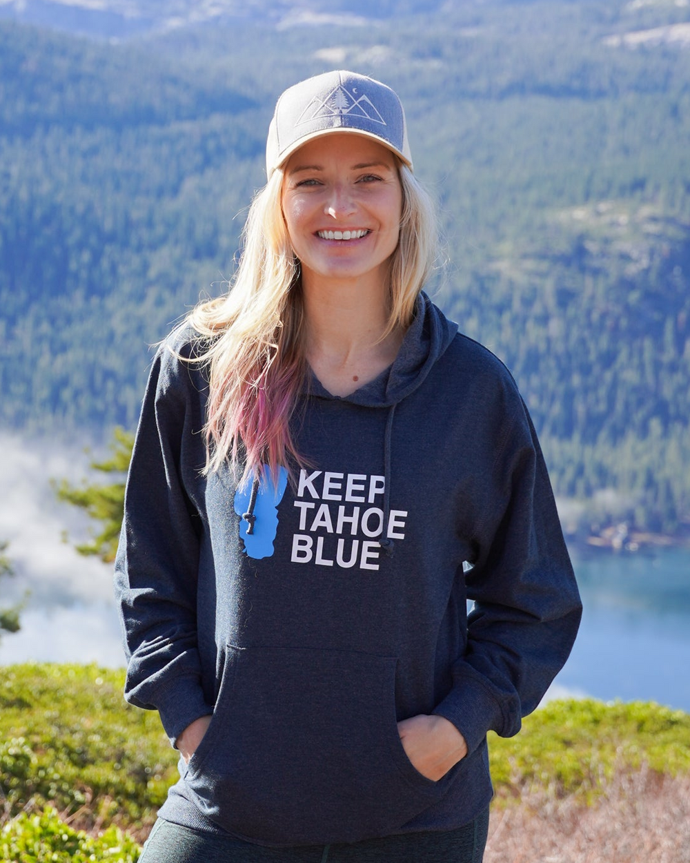 Keep Tahoe Blue Hoodie