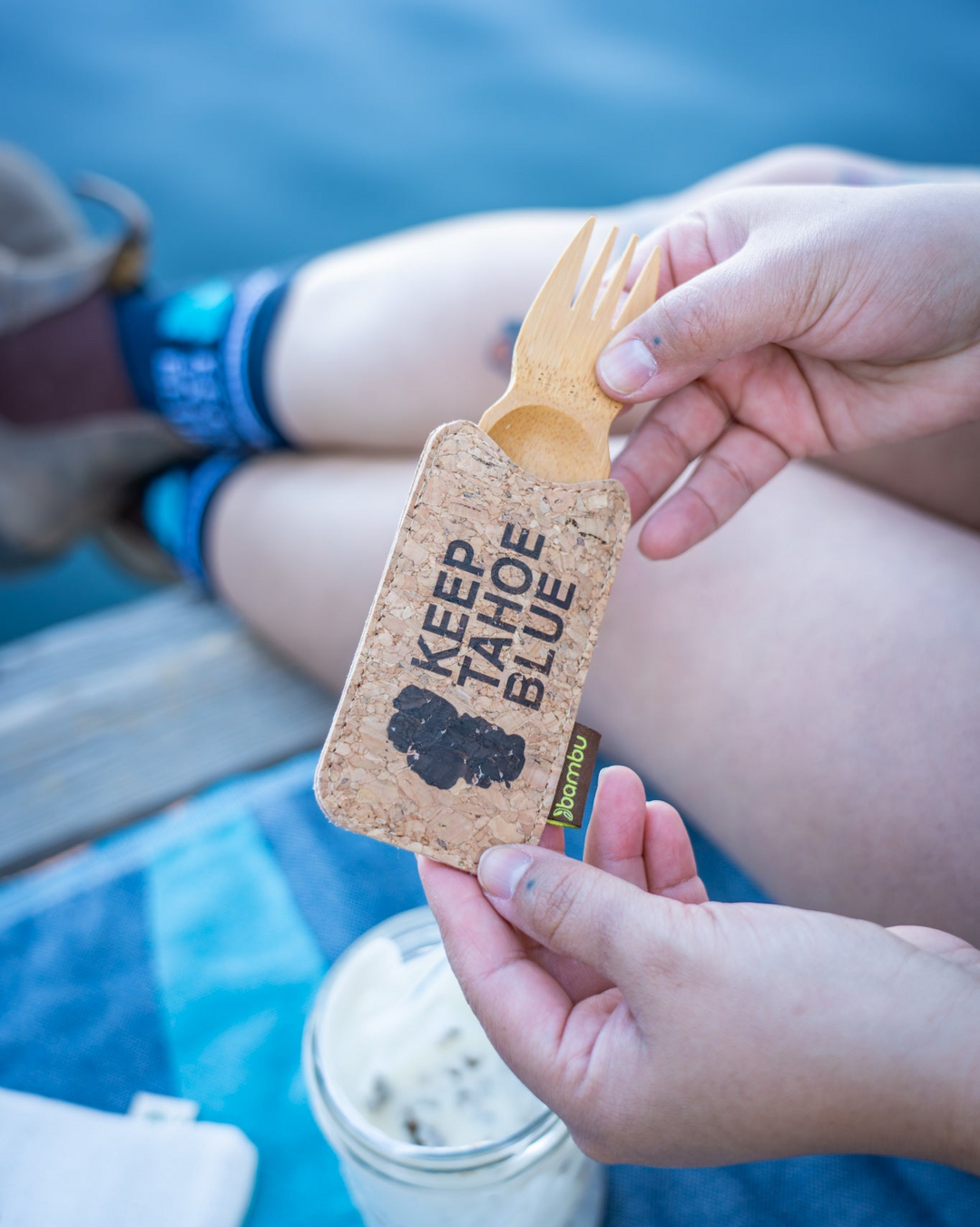 Keep Tahoe Blue Spork