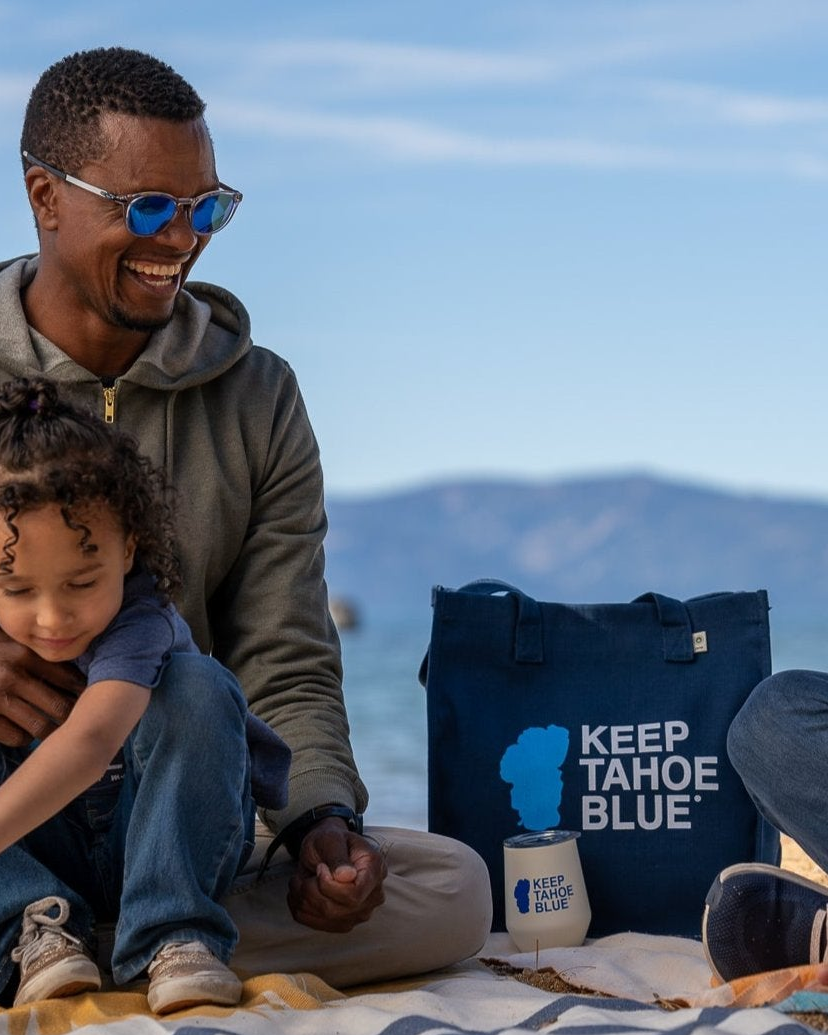 Navy Hemp Market Tote