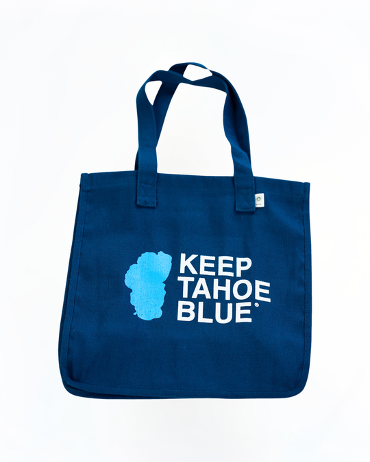 Navy Hemp Market Tote