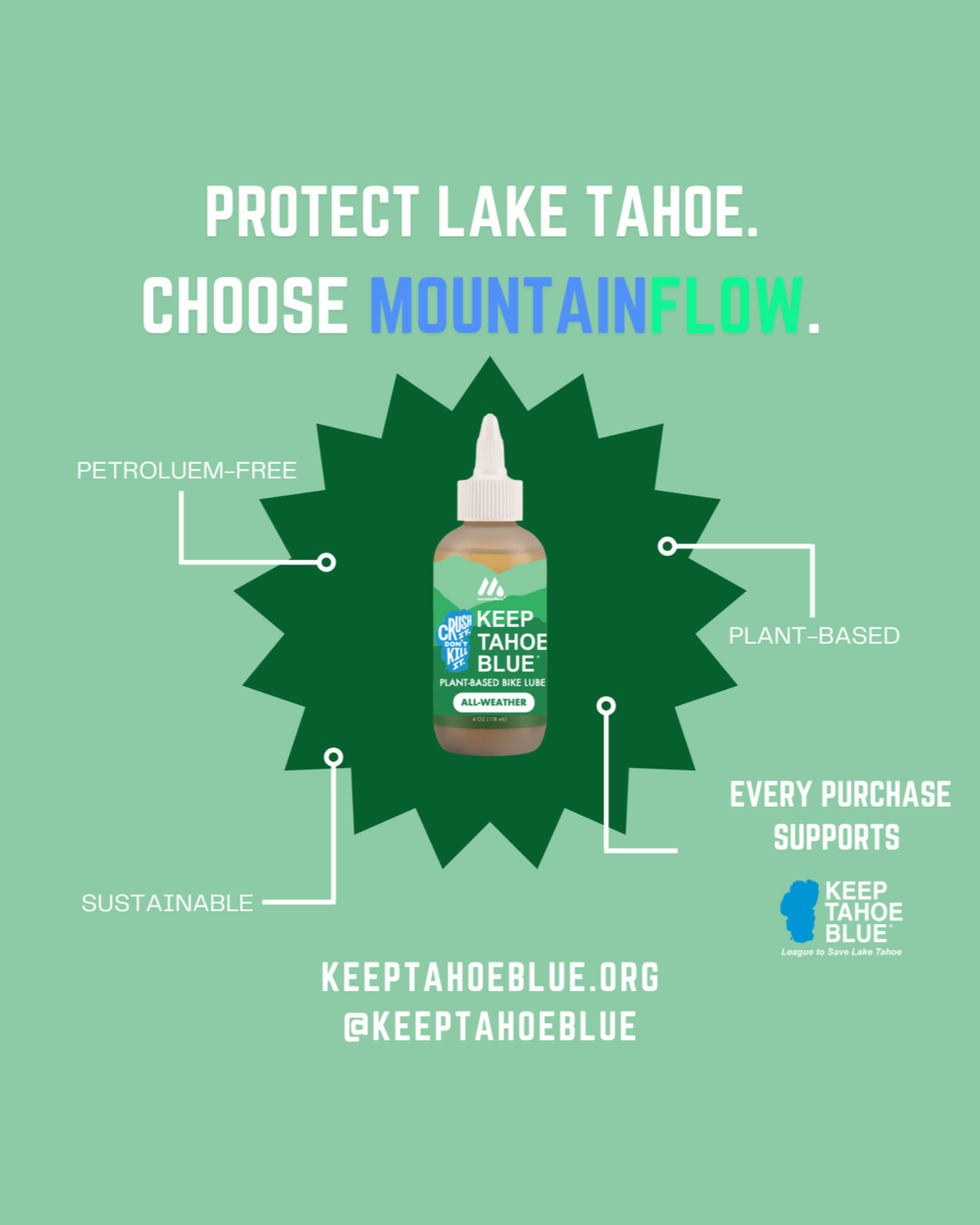 Plant-based Bike Lube