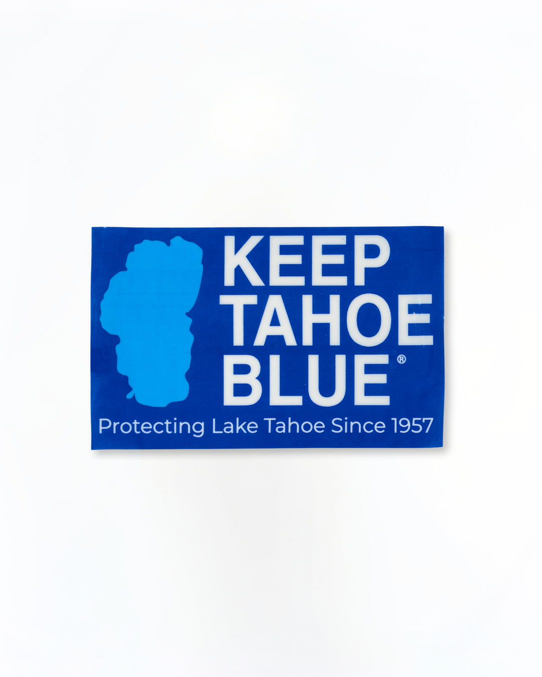 Keep Tahoe Blue Static Cling