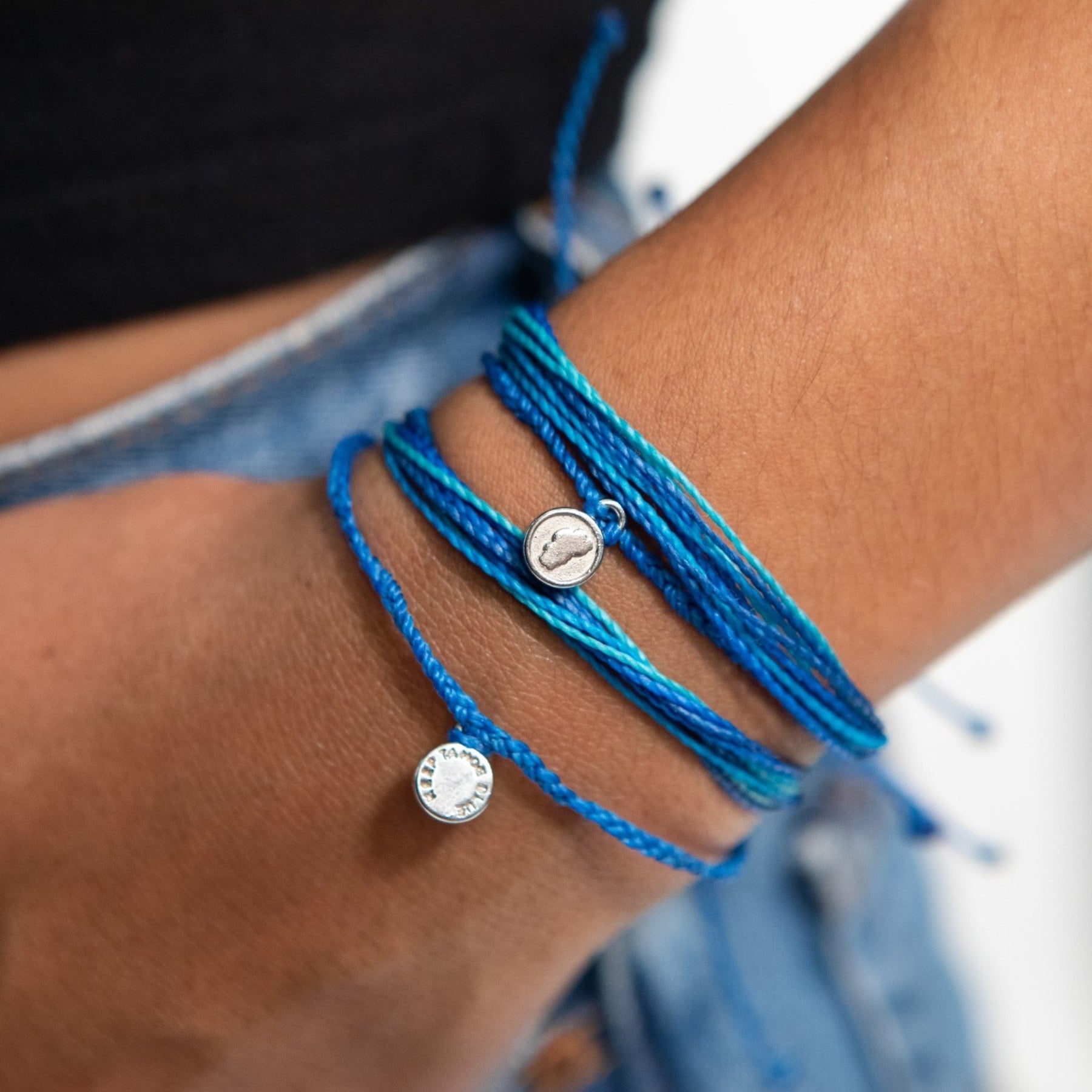 Amazon.com: Pura Vida Bracelets Pack Neon Alphabet Coin Rosary Bracelet  Stack - Set of 3 Stackable Bracelets for Women, Summer Accessories & Cute  Bracelets for Teen Girls - 2 String Bracelets &