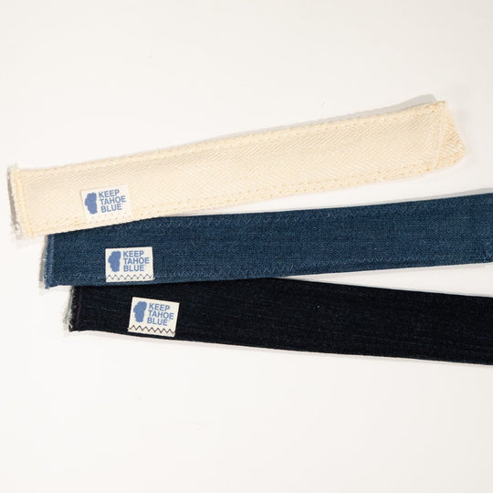 organic cotton, reclaimed denim, and hemp straw sleeves