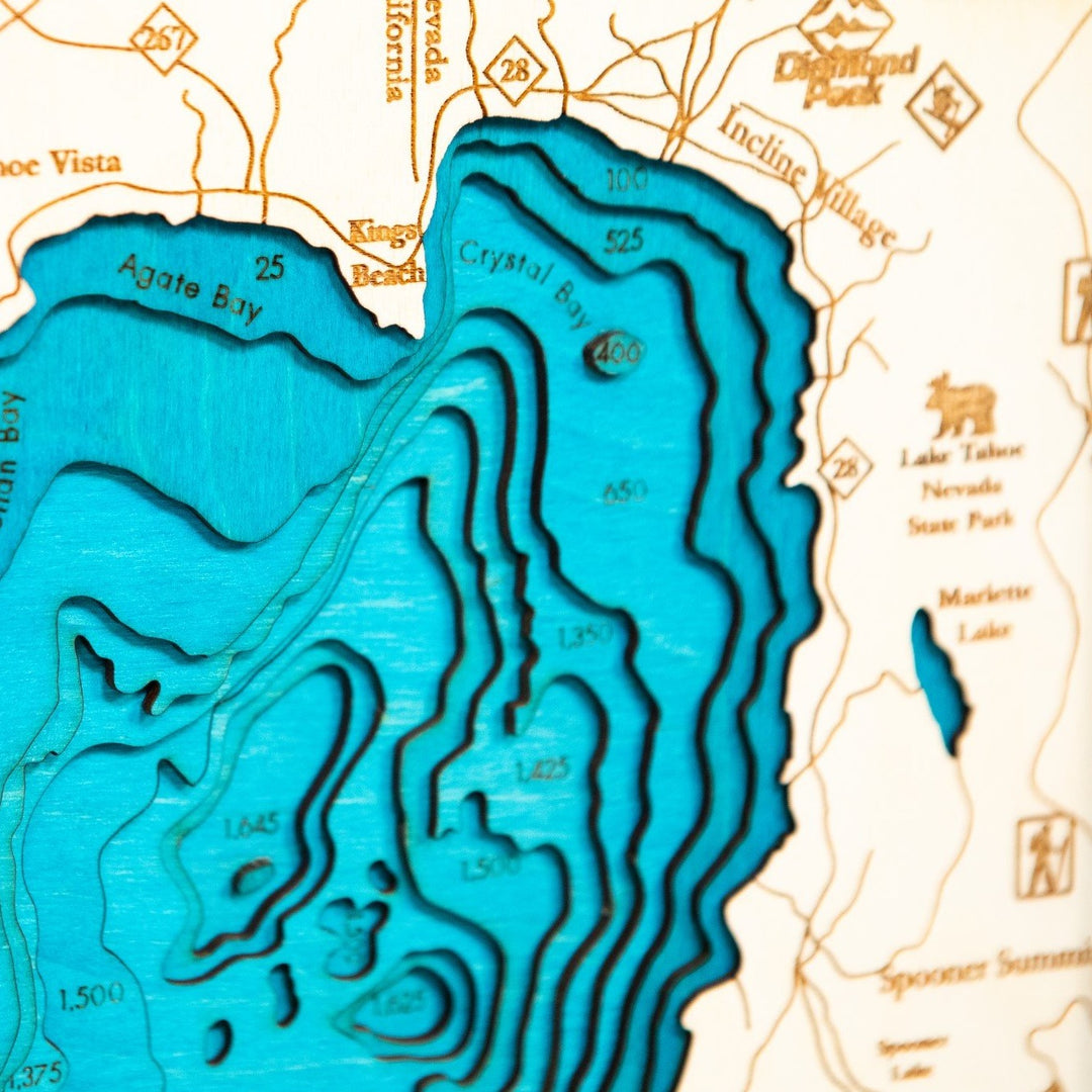 3-D Tahoe Wood Maps