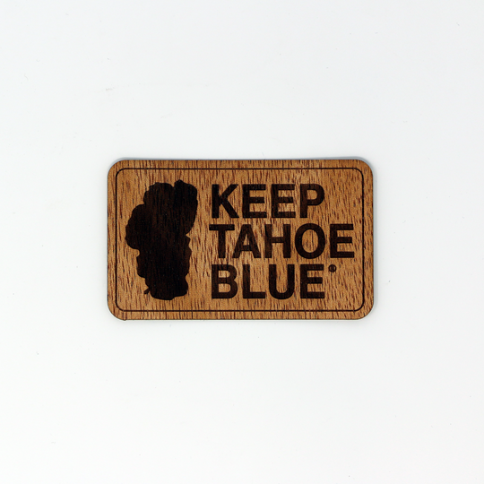 Keep Tahoe Blue Wood Sticker